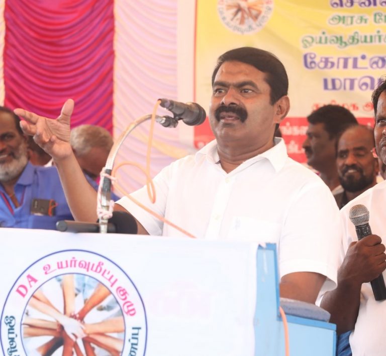 “கர்நாடக காங்கிரஸ் தேர்தல் அறிக்கையில் மேகதாது அணை கட்ட வாக்குறுதி. தமிழர்களுக்குச் செய்கின்ற பச்சைத் துரோகம்..!” – சீமான் கண்டனம்