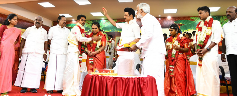 ”இதுதான் திராவிட மாடல் அரசினுடைய நோக்கம்..!” திருக்கோயில்கள் சார்பில் 34 திருமணங்களை நடத்தி வைத்து முதலமைச்சர் மு.க.ஸ்டாலின் பேச்சு