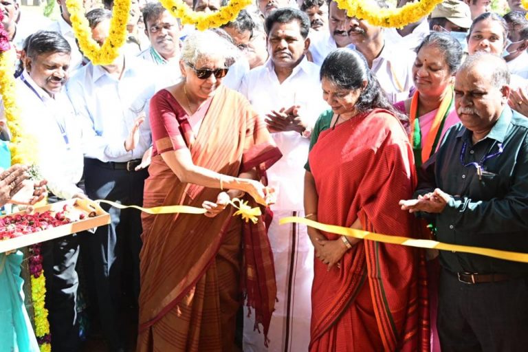 ’’ஆதிச்சநல்லூரில் சிறப்பு அருங்காட்சியகம்..!’’ நிதியமைச்சர் நிர்மலா சீதாராமன் அடிக்கல் நாட்டினார்