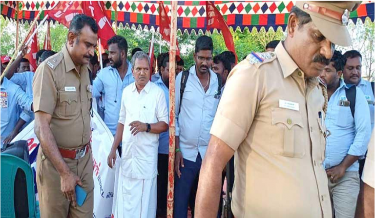 ”சட்டவிரோத தொழிற்சாலைக்கு காவல்துறை முட்டுக் கொடுக்கிறது..!” சிஐடியு மாநிலத் தலைவர் அ.சவுந்தரராசன்