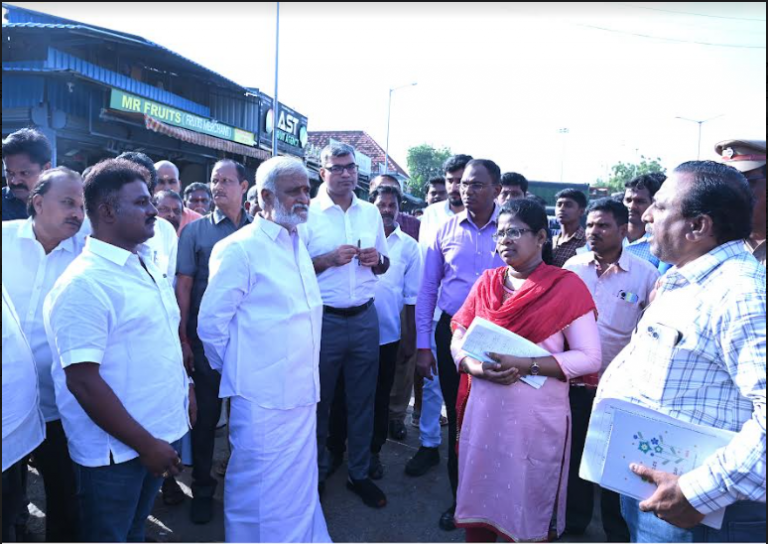 ’’கோயம்பேடு மார்க்கெட்டில் போக்குவரத்து நெரிசல் குறைக்கப்படும்..!’’ அமைச்சர் பி.கே.சேகர்பாபு