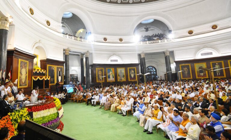 ’’ராமர் கோவில் பிரதிஷ்டை செய்யப்பட்டுள்ளது நாட்டின் கோடிக்கணக்கான மக்களின் விருப்பம்..!’’ நாடாளுமன்றத்தில் திரௌபதி முர்மு