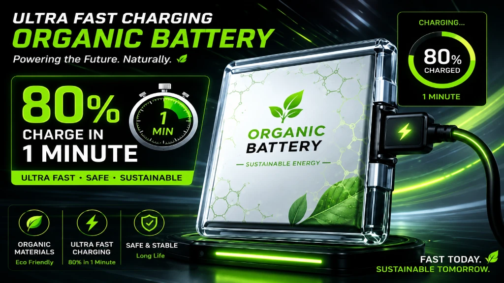 Fast-Charging Organic Anodes
